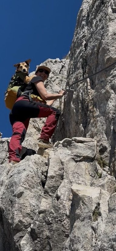 Klettersteig in den Dolomiten, Italien